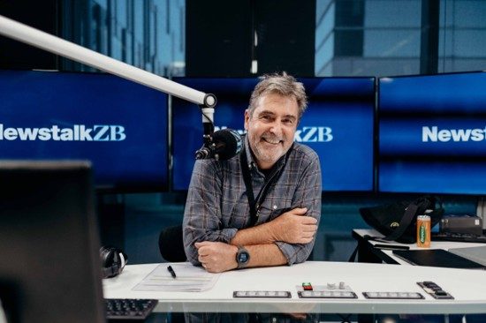 At the Newstalk ZB desk